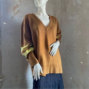 Oversized V Neck Sweater NWOT